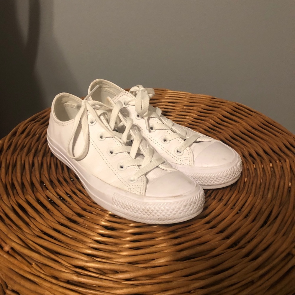White Monochrome Converse